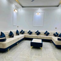 ديوان ١٠ مقاعد • قماش قديفه • ضمان سنة