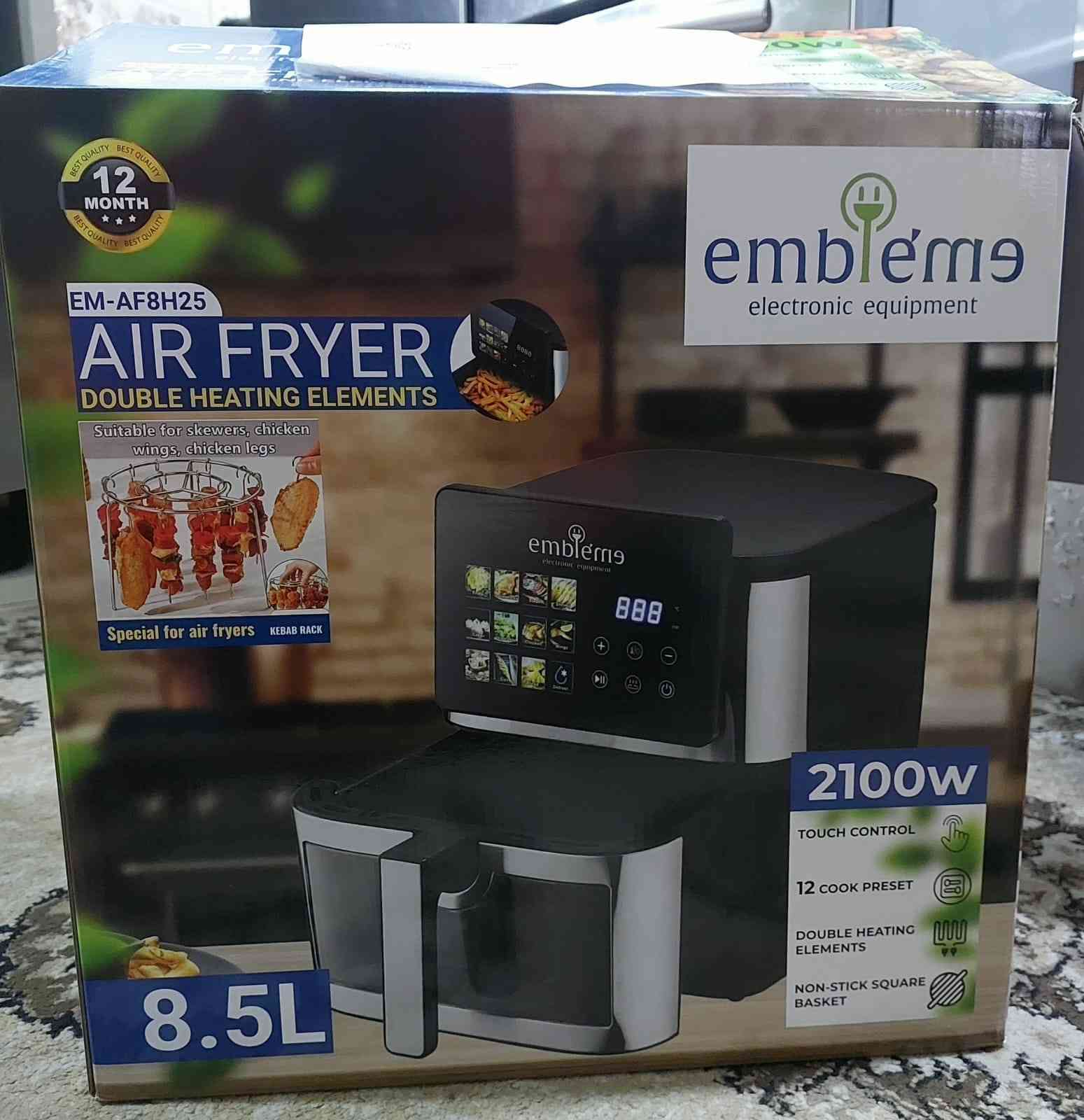 قلايه هوائيه امبيليوم  ٨ونص لتر. شاشه لمس  مستخدمه ايام فقط. مع الضمان سنة  حتى الملحقات بالباكيت غير مستخدمه


**إذا كنت صاحب هذا الإعلان وتريد حذفه لأي سبب، رجاءا أرسل رسالة إلى الدعم الفني**