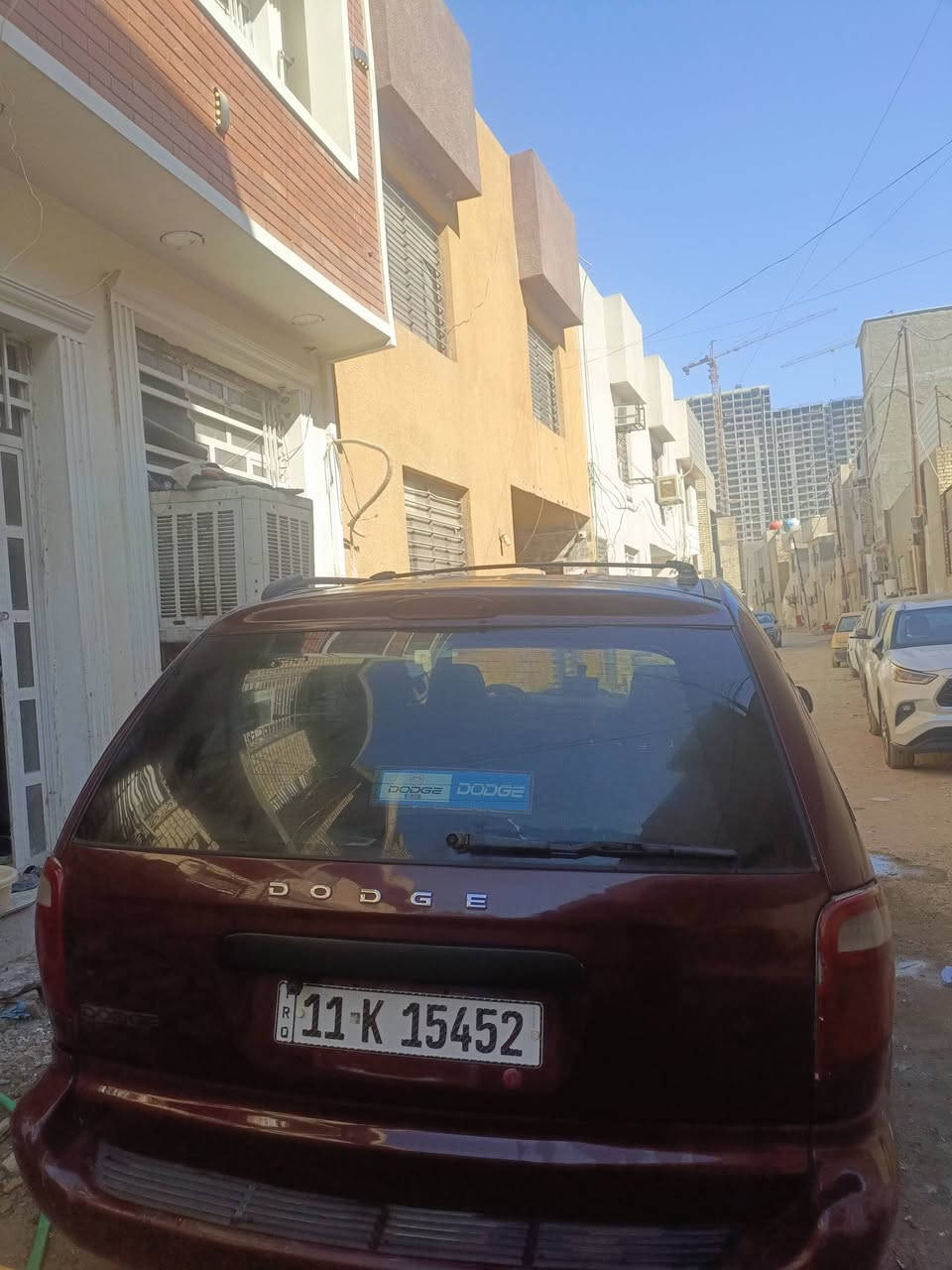 السلام عليكم دوج كرفان موديل 2001  رقم بغداد انكليزي صبغ أثر جراد وتصوير موجود قبل صبغ وبعده فقط جراد بدون اي ضربه محرك 3300 للاستفسار ع رقم *********** موقع بغداد الطوبجي
