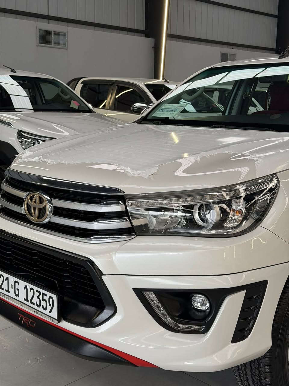 TRD 2020 V6
فول مواصفات سيد نهرو 
ماشي 115 الف حقيقي مكفول كفالة عامة
رقم السليمانية بشرط تحويل و غرامة
التايرات جديد سياره جديد مابي النقص
سعرها 328 بي مجال قليل
مكان قضاء كلار شارع المعارض
***********
