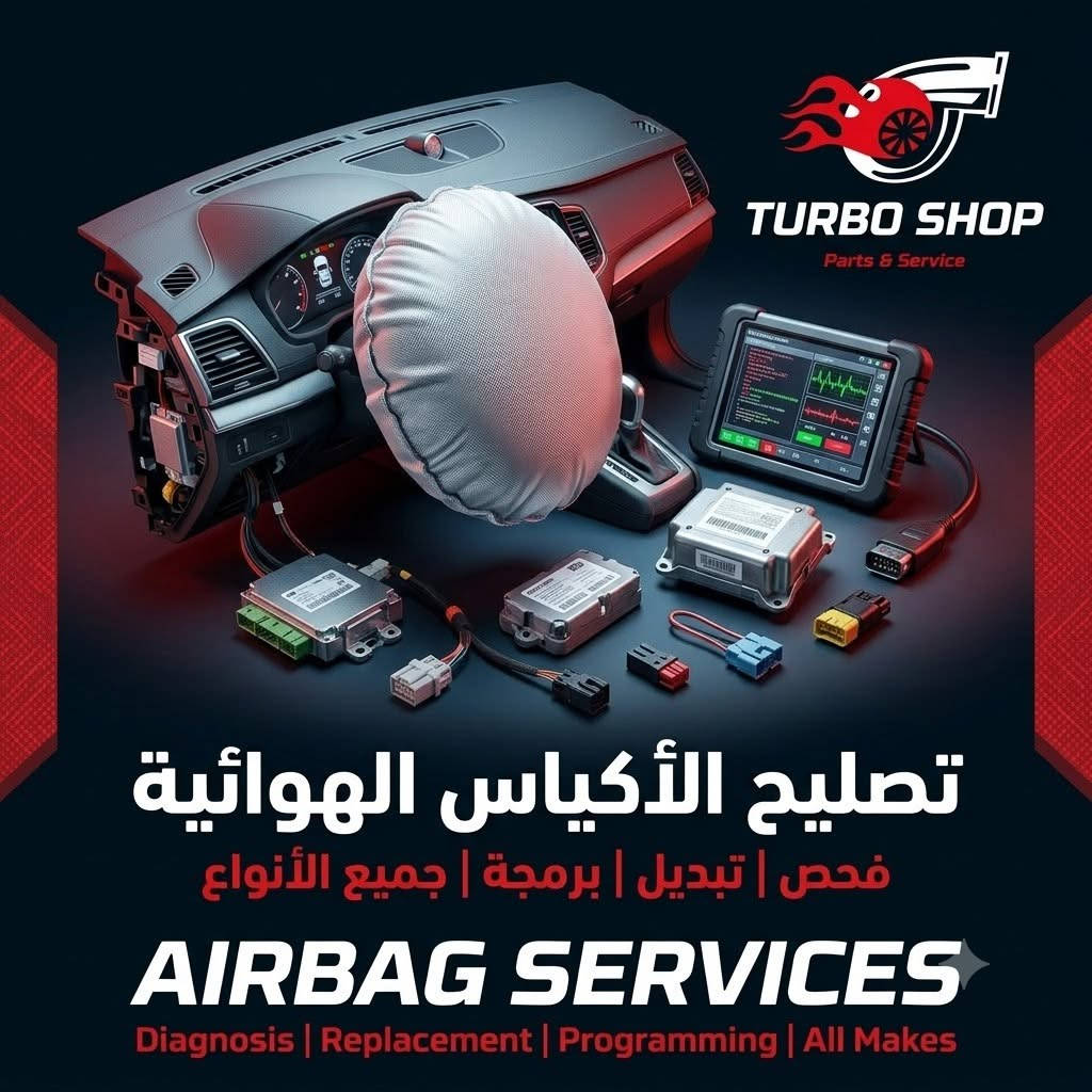 يتوفر في Turbo Shop خدمة ريستارت وتصفير عقول الإيرباك لجميع السيارات، شامل التيسلا (Tesla) والـ BYD وبأسعار تنافسية!

💡 الأسعار والخيارات:

🔸 ريستارت العقل فقط: 25 ألف دينار
(تفتح العقل بنفسك وترسله النا، ومستعدين نعلمك الطريقة الصحيحة للفتح).

🔸 خدمة كاملة داخل الورشة: 45 ألف دينار
(تزورنا للورشة، واحنا نتكفل بفتح العقل، تصفيره، وإعادة شده بالكامل).

📞 للتواصل والحجز:
راسلنا على الصفحة ✉️ أو اتصل على: ***********
📍 العنوان: بغداد الحرية

#Turbo_Shop #إيرباك #صيانة_السيارات #تصفير_عقول
