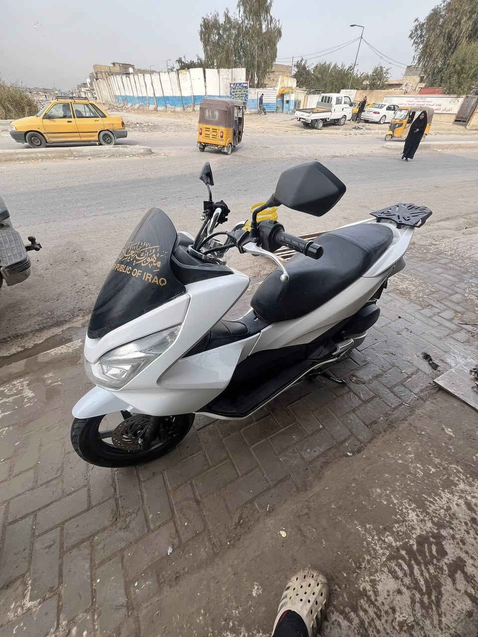 السلام عليكم paxجيل ثاني ياباني مكينة 150مكينة كفالة دراجة حلوة نضيفة السعر ١٣ورقةمكاني مدينة  الصدر ***********
