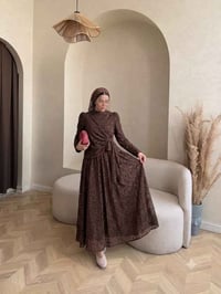 فستان كيبور • مبطن • مقاسات ٣٨-٤٦