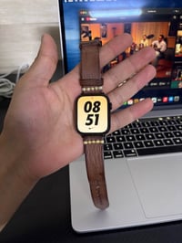 Apple watch series 7 Nike 45mm black  سەعەتەکا اپل یا گەلەك پاقژ بو فر...