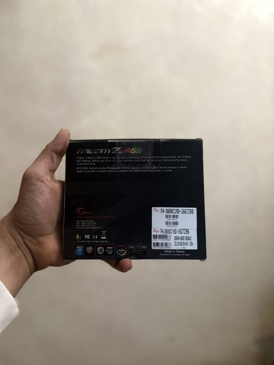 Ram 16 giga , 8*2  rgb
3600 mhz ddr4
نظيف ادفع سعر بما يرضي الله 
مو مال امازون او شيء استخدامي الشخصي


**إذا كنت صاحب هذا الإعلان وتريد حذفه لأي سبب، رجاءا أرسل رسالة إلى الدعم الفني**