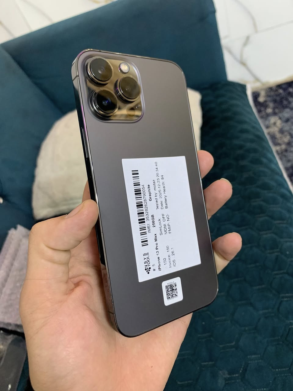 13 بروماكس 256 جهاز جديد لوك كله شغال مسج قطعه اصليه بطاريه 84 بلاد السعر 560 قفل نهايته شراي خاص بلديات *********** فقط بيع بغداد
