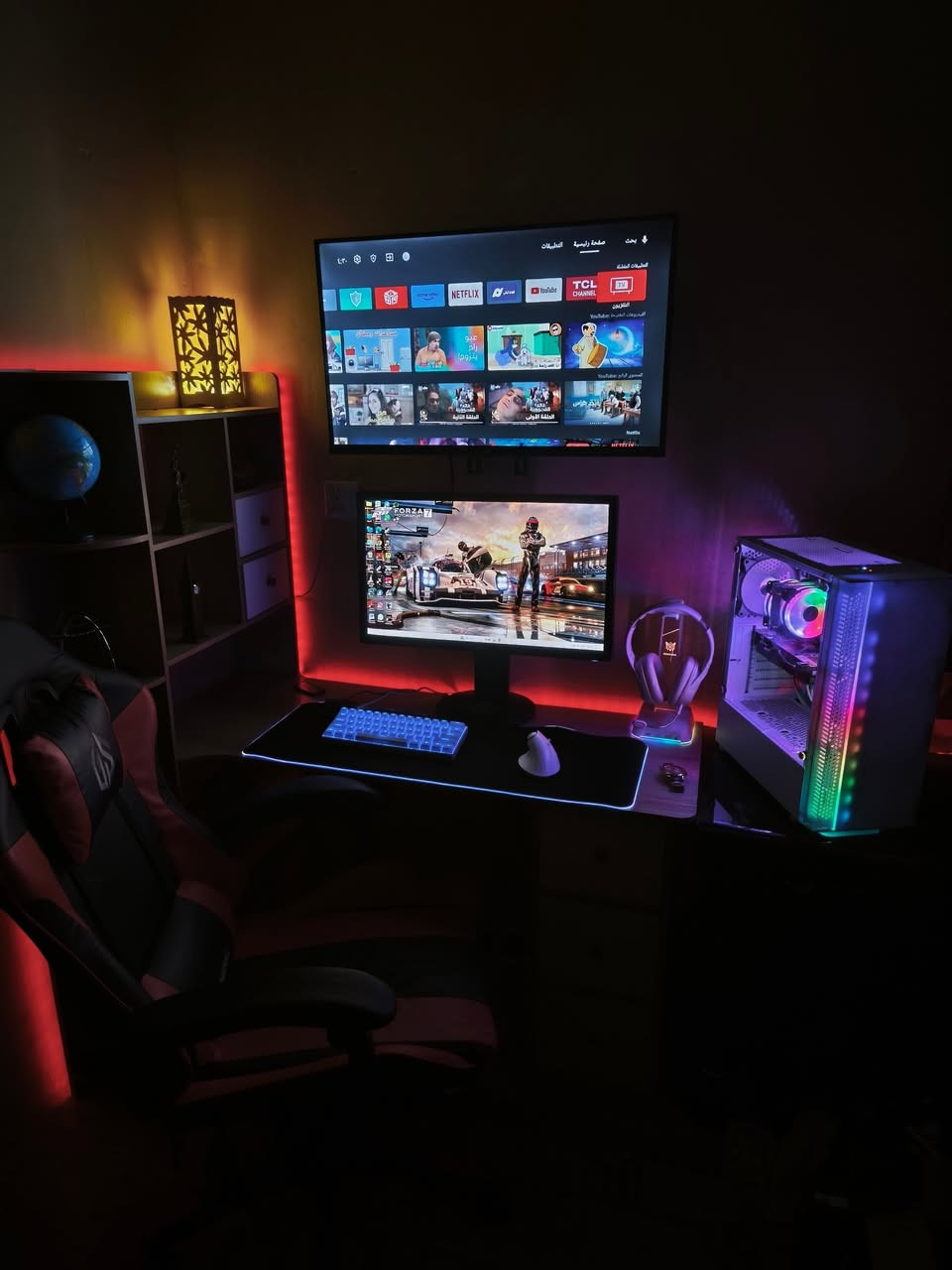 السلام عليكم أخوان تجميعة گيمنك مواصفات قوية جداً مستخدمة حالها حال الجديدة استخدام شخصي على ايدي خدش واحد ما بيها للبيع بسعر مناسب 575 ألف أقوى تجميعة ممكن تحصلها بهالسعر تشغل كل شي التجميعة مكفولة عالفحص من كل النواحي وكل كراتينها موجودة تشغلك كل أنواع الألعاب والبرامج بكل سلاسة

مواصفات التجميعة: 
النظام أحدث نظام بالعالم ويندوز 11 برو 64 بت بأحدث التعريفات والبرامج
المعالج قوي جداً جداً أقوى حتى من كور آي فايف جيل 11 اسم المعالج ورقمه (Xeon E5-2680 v4) بسرعة تيربو 3.30 GHz وإعتيادية 2.40 GHz
كارت الشاشة خارجي قوي جداً AMD Radeon RX 580 مع الشير 16GB بڤي رام صافي 8GB
التخزين 450GB اثنين الأول M.2 128GB احدث واسرع نوع عليه النظام والثاني HDD 320GB عليه الألعاب
الرام 16GB سريع جداً نوع DDR4
البورد X99 احترافي يحتوي على 4 منافذ رام ويدعم خاصية الديل چنل لمضاعفة سرعة نقل البيانات بين الذاكرة والمعالج
المبرد غازي ضوئي RGB بتبريد ممتاز
البور سبلاي ممتاز 600W واط + 80 PLUS
الكيس أبيض ضوئي RGB يحتوي على خاصية تغيير الألوان من خلال زر في الكيس ومزود بمروحة لطرد الهواء الساخن خارج الكيس

تشغل كل أنواع الألعاب القوية بسلاسة ودقة عالية مثل GTA 5 وفورزا هوريزون 5 وسايبر بانك وريد ديد ريدمبشن 2 وببجي وكول اوف ديوتي وباتلفيلد وبيس وغيرهن

وتشغل كل أنواع البرامج القوية باعلى سلاسة ودقة برامج الهندسة مثل الاوتوكاد والماتلاب والآردوينو وبرامج المونتاج مثل الافتر افكتس والبريمر برو والسوني فيغاس وبرامج التصميم مثل 3D ماكس والاليستريتور والفوتوشوب وبرامج الطباعة مثل الادوبي ريدر وحزمة برامج الاوفيس والوورد والاكسل والبور بوينت وغيرهن وأكيد تطبيقات مواقع التواصل الإجتماعي

ملحقات التجميعة كيبل التشغيل وكل كراتينها كاملة

فقط التجميعة للبيع (الكيس)


**إذا كنت صاحب هذا الإعلان وتريد حذفه لأي سبب، رجاءا أرسل رسالة إلى الدعم الفني**