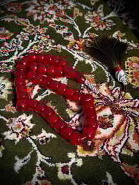 سبحة كوربا افغاني • خراطة يدوية • ٣٣ حبة