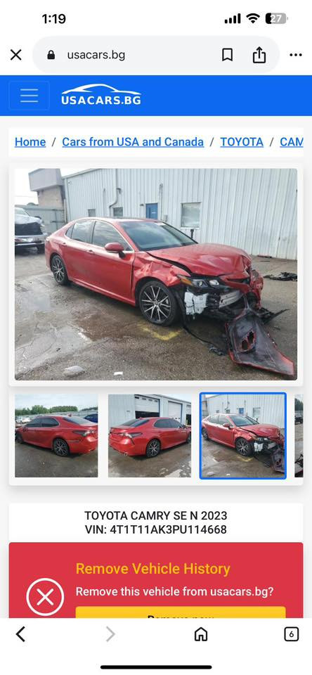 كامري ٢٣   Se ماشيه ٨٧  كيلو  حادث مثل  مموضح   بالصور السونار  موجود السياره جايه من امريكا ماشيه  ٨٠ كيلو  اهنا  ماشيه ٧ الف   بصمه  فتحه  موصفات السياره     رقم اربيل  بسمي  السعر  ٢١٥           الاستفسار   ***********
