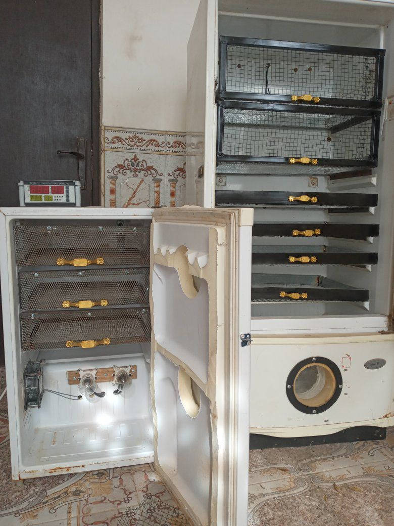 السلام عليكم 
فقاسات للبيع عدد ٢متحكم فول اوتماتيك تقليب يدوي سعر الوحده ١٥٠ الف ***********
