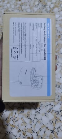 بطاريتين • شاحن • لوك انستا X4