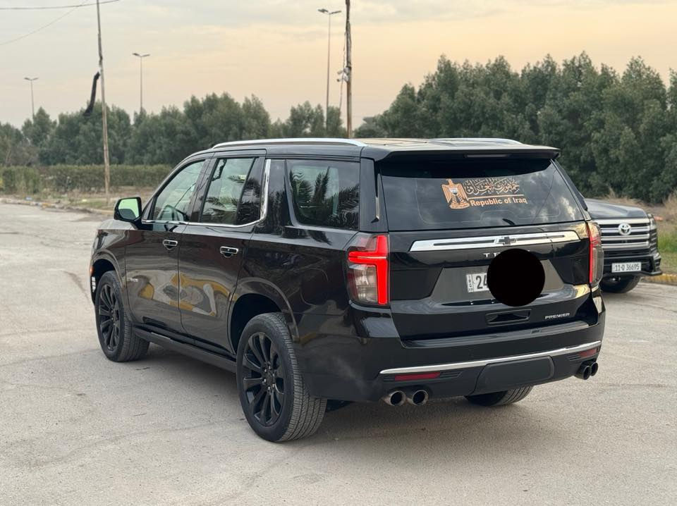 شفرليت تاهو 2021 بريمير خليجي
مكفوله من الضرر والصبغ جديده جدا
فول مواصفات 1/1 بدون جكات بانوراما فور ويل 
3شاشات ثلاجه رادارات دوس كهرباء
 كراسي كهرباء حار بارد وبعد بيها مواصفات
مكينه وكير وحداديه مكفولات ترايها زيرو 
رقم دهوك تحويل ثاني يوم
السياره جديده وبالحقيقه احلى من الصور مكاني بغداد 

السعر :- 475 
للاستفسار :- ***********
