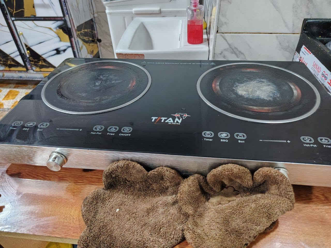 مرحبا غرض بيت 🏠 كامل لبيع معهم تنور كهربا وطباخ ابو ثنين كهربا رقم 📱 *********** زبير
