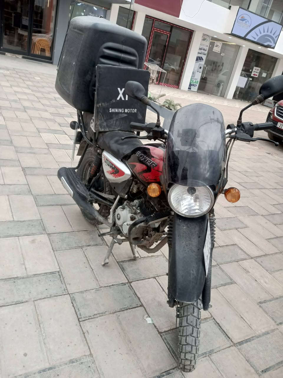 سلام عليكم 
بوكسر موديل ٢٠٢٠ لوحات انكليزي تحويل ثاني يوم 
دراجه مجفته تجفيت شركه مكينه كلش ناعمه 
مابيهه نقص ابد مكاني بغداد ابي غريب الزيتون السعر ١٩٠٠
***********بي واتساب مفتوح دائمن
