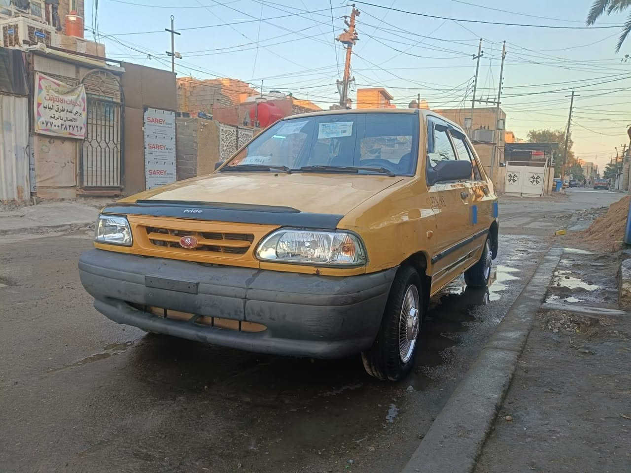 سايبه ٢٠١٥ محرك وكير مكفولات تخم تاير جديد شواصي حلوات بيها بس واحد مصلح بيها ظربه بل جاملغ الخلفي ومصبوغ رقم انكليزي باقي عل استلام تحويل ثاني يوم السعر ٣١ وبيها مجال مكان السياره الشعب حي اور
***********
***********
