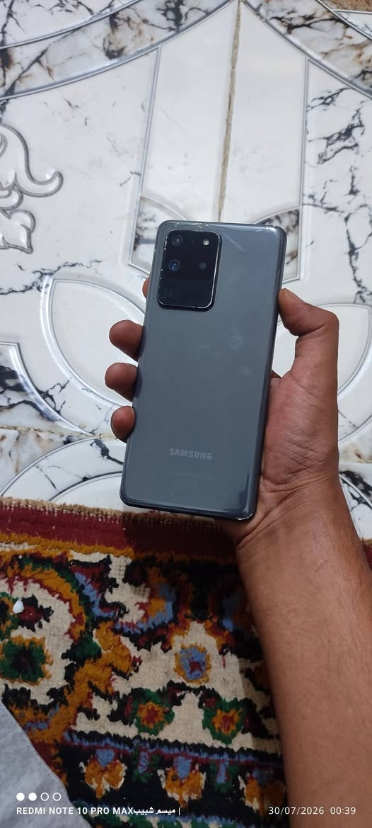 جهاز
كلكسي اس 20 الترا فايف جي
Galaxy S20 Ultra 5G
الجهاز بس كامرته بيها خلل بلسناب تصور طبيعي
بس بل اساسيه ماتستغل
وبي فطور بلضهر 
رايده ب200 وبي مجال للشراي
رقمي ماعندي نت 
***********

