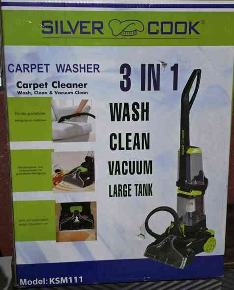 مكنسة SILVER لغسل المفروشات
غسل وتنشيف للزوالي والقنفات
مستخدمة مرة وحدة فقط للقنفات
جديدة وملحقاتها كاملة سعرها 130بي مجال
العنوان حي الرسالة ***********
