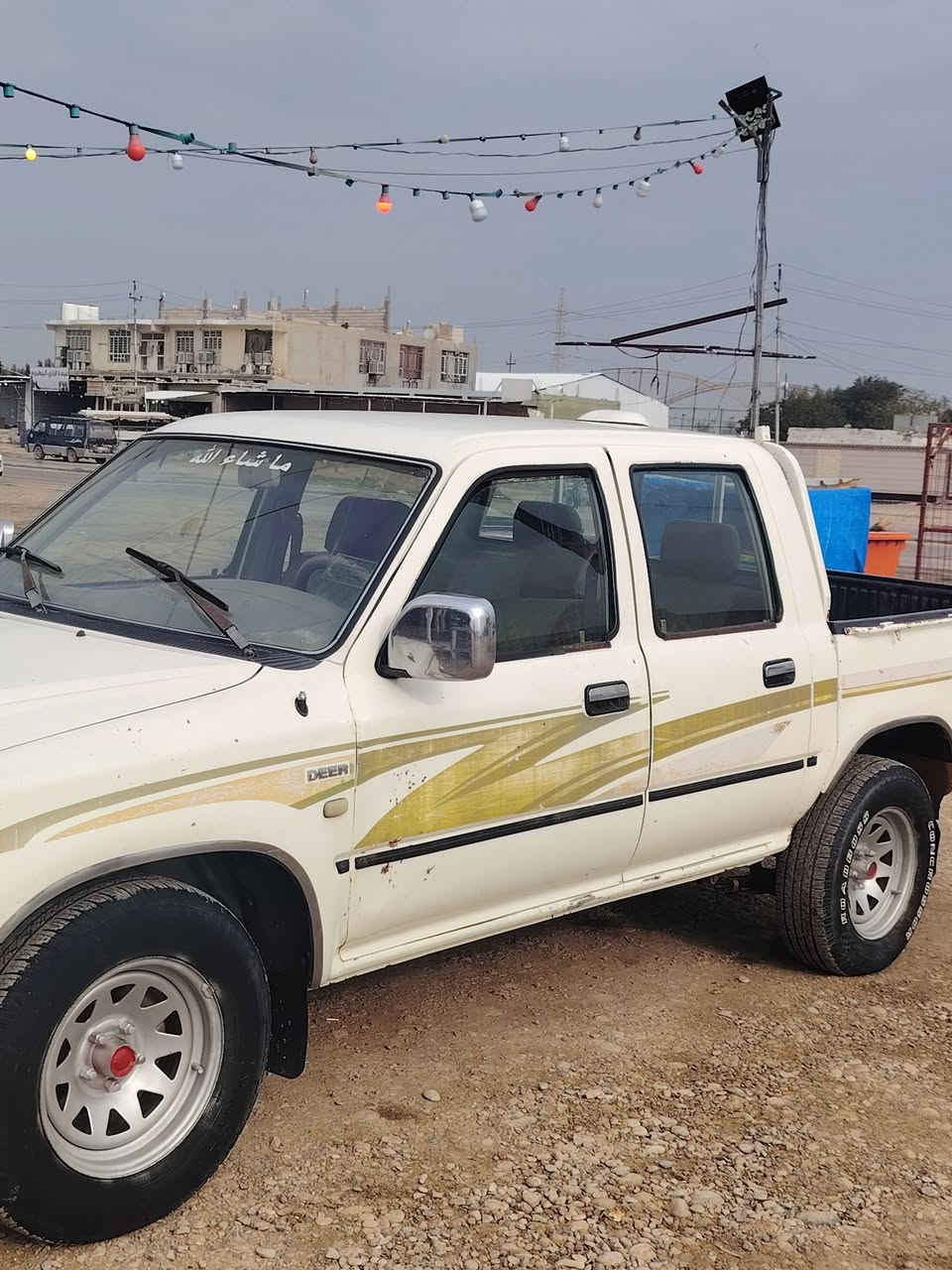 سلام عليكم سياره دير موديل 2006
سياره جاهزه 
مكان ديالئ بعقوبه
سعر 48بيها مجال 

انتصال ***********
