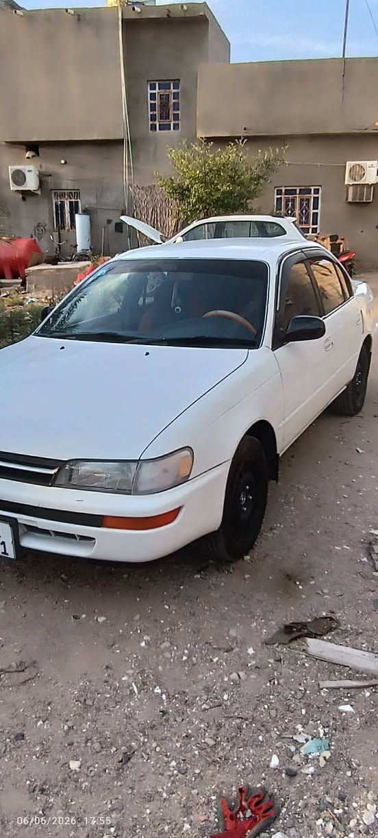 كورولا موديل 93 مكينه 1600
گير ميكانيكي أربع نمر 
مكفولة من الگلبه والگص والعيب الشرعي بسمي السياره سنويه منتهيه بشهر 12 اصيرلها سنتين 
تخم تاير تبريد شغال دشبول يسرى بلاد جام گهربائي كله شغال كهربائيات كلها شغاله 
مبدل سستم كامل أربع أبواب+ قبق صندوگ +چاملغات اماميه+بنيد+عرضانيه مكفوله من الضربه ما عدا ضربه بل بگ لايت الخلفي مال العبري مو قويه
***********
واتساب البصرة, العراق
