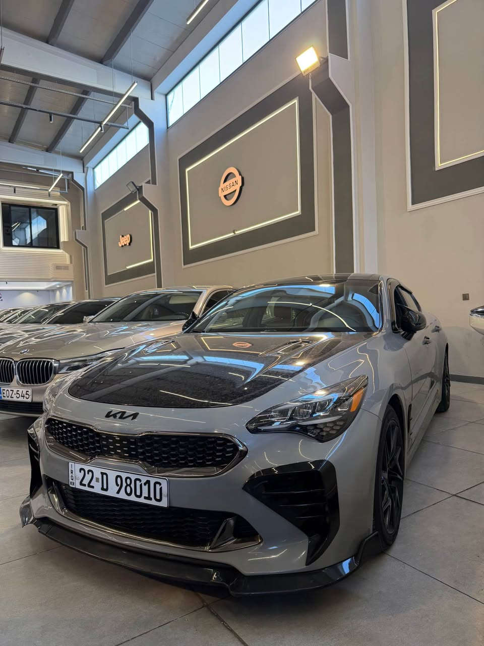 كيا ستينكر موديل 2022 فول مواصفات داخل احمر 
حجم مكينة 2500 4سلندر و توربو 
مرقمة اربيل تحويل و وكالة شرط 
ماشية : 54 الف ميل 
مواصفات 1/1 gt
الضرر : جاملغ و باب و شبر جاملغ ورا 
السعر : 175$
عنوان : دهوك 
*********** اكر, نينوى
