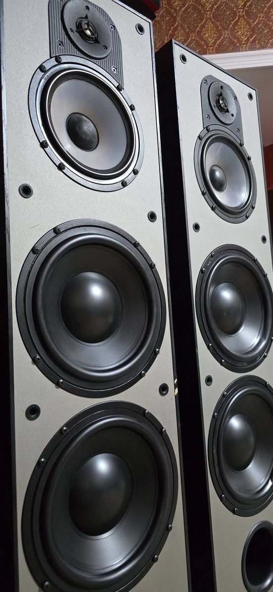 سلام عليكم ..paradigm monitor 90p v1 
ارتفاع ١١٠ سنتم 
نزال ٤٠ سنتم 
عرض ٢٥ سنتم 
وزن التك ٥٠ كيلو 
صوته نقاوه وبيز جدا راقي 
٢٥٠ واط للتك بال8 اوم 
سماعات تتوافق للموسيقى والأفلام والسينما 
يوجد توصيل لجميع المحافظات 
سماعات جدا نضيف على البلاد 
يوجد توصيل


**إذا كنت صاحب هذا الإعلان وتريد حذفه لأي سبب، رجاءا أرسل رسالة إلى الدعم الفني**