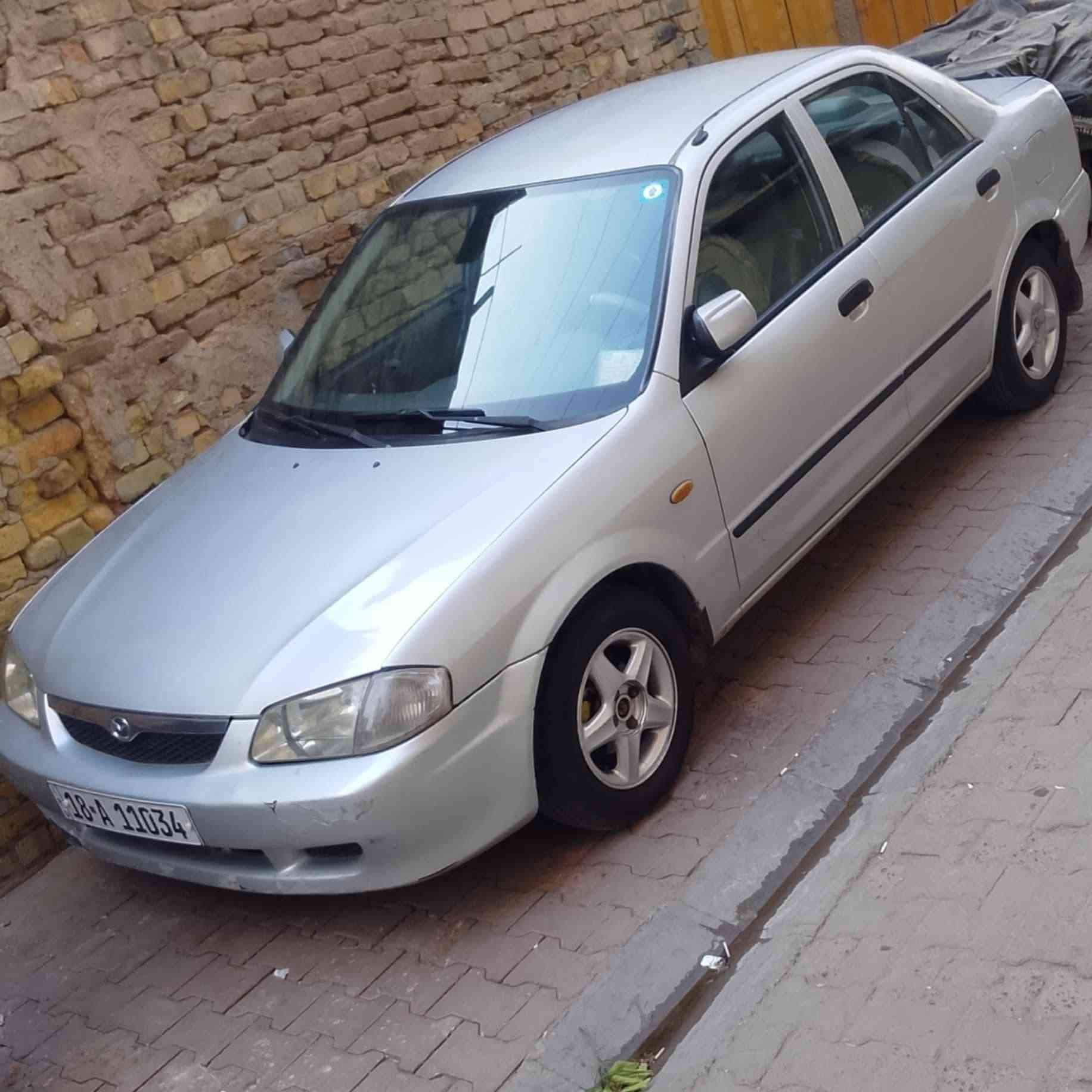 من رخصة الادمن سيارة ماصدة موديل 2000حجم 323 رقم دولي حجم محرك 1600 كير اوتوماتيك تبريد شغال تدفئة شغالة تخم تاير  ناعمة جدا اوبلعافية التصير من نصيبة مكانها المحمودية واتساب *********** سيارة باسمي هزة جديدة سعر 53اوبيها مجال.  ***********
