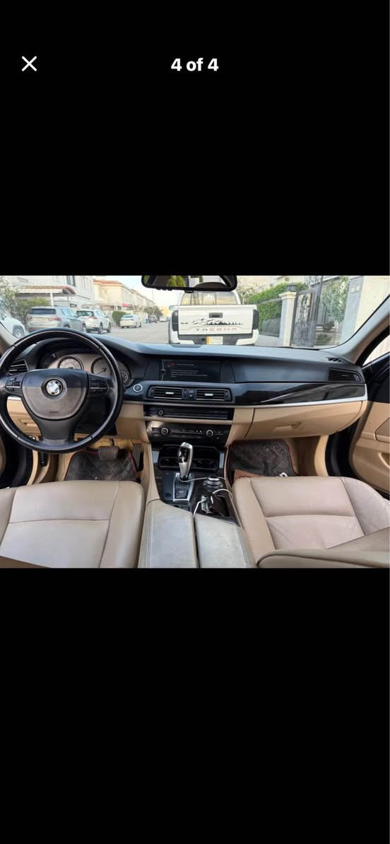 BMW F10 2012 
فول فوله سلايت لارج ٥ په رده كوشن كاره بايي هيته ر كوشن جلد ناو كريمى شاشه ئايپاد. ٦ پستونى نوزل كورتى  مه كينه ٥٢٨ مرغوب . ٢ پارجه ى كليرى امريكا بى ژورى بي ايرباگ دارو به ردى به شه رت ده قى بيلاديه سه ياره كه تا بليئ جوانو خاوينه.سه ياره  ره قه م ئه وروپى مه نه فيست ئه سليه.بو زانيارى زياتر په يوه ندى به م ژماره وه بكه : *********** أربيل, العراق
