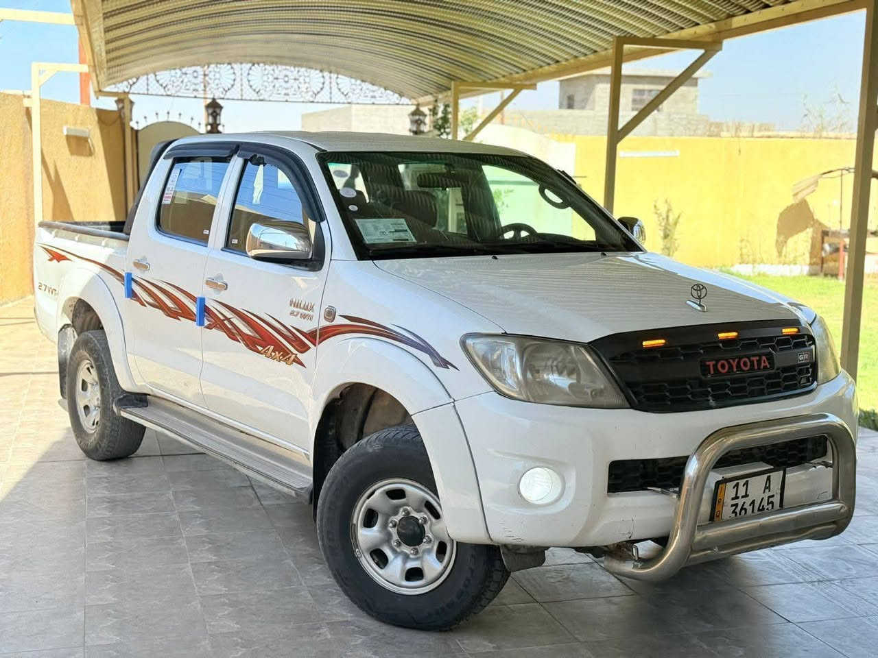 🛎🔱السلام عليكم 🔱🛎
للبيع سيارة تويوتا هايلوكس 

TOYOTA HILUX 

موديل 2010

فور ويل 4X4

كير اوتو

رقم بغداد بآسمي تحويل ثاني يوم

سياره صبغ جاملغ خلفي

كير و محرك خير من الله

سعر 165 وبيها مجال 

☎️***********
