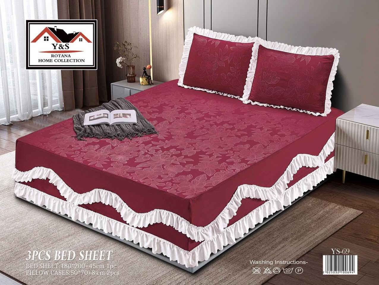 شرشف نفرين قماش صيفي الاصلي مطبع لاستيك اربع جهات نزال ثلاث جهات دبل كشكش مع 2 وجه مخده 
3 قطع 
قياس الشرشف 180*200+45
2 وجه مخده 50*70+8

السعر 15 الف


**إذا كنت صاحب هذا الإعلان وتريد حذفه لأي سبب، رجاءا أرسل رسالة إلى الدعم الفني**