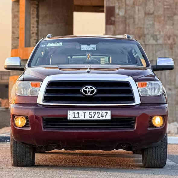 تويوتا سيكويا موديل 2009 فئة SR5 خليجي
مكفولة كفالة عامة من الضربه والصبغ والتبديل بعدها على وضع الوكالة السيارة جديدة جدااا بحالة الشركة جاهزة من كلشي كير مكينة حدادية تبريد ثلج  تدفئة كلشي جاهز وشغال موااصفات السيارة فووول مواصفات 1/1 SR5..........
مكينة من نوع FORCE i8(5.7L)..
فتحة.
كراسي جلد.
كراسي كهرباء.
7 راكب.
3 قطع تبريد ((منفصل)).
نضام تبريد CLIMATA ثلاث قطع.
نضام APS.
نضام Cruise Speed ((مثبت سرعة)).
شاشة كبيرة((نضام APPLE CAR PLAY+B-T+Wi-Fi)).
منافذ ((USB+USB-C)).

🛑 السعر سوي تعليق يصل مباشرة 🤖 

وبعد بيهاا هواااي مواصفات السيارة جاهزة وكاملة 100% من جميع النواحي بعدها بحالة الوكالة وبل اضافة عليها طبقة حماية ((نانو سيراميك)) مع الضمان رقم بغداد دولي سنوية ((2030)) تتحول في كافة محافظات العراق 

رقم صاحب السيارة 
***********
