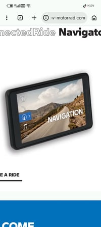 شاشة GPS • بي ام • دراجة
