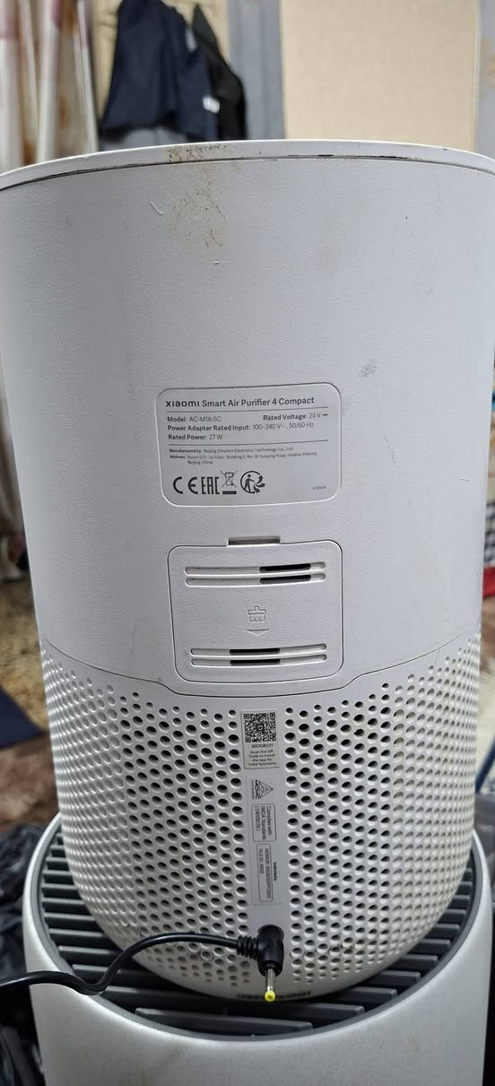 السلام عليكم منقية هواء شاومي مستخدم نظيف واي فاي وتكدر تتحكم بيها عن طريق الهاتف وهذا اسم الموديل الي يحب يبحث عنها بالانترنت xiaomı Smart Air Purifier 4 compact
السعر 65 الف
للحجز على الخاص
متوفر توصيل جميع محافظات العراق 5
لمشاهدة باقي الاجهزة الدخول على صفحتي


**إذا كنت صاحب هذا الإعلان وتريد حذفه لأي سبب، رجاءا أرسل رسالة إلى الدعم الفني**