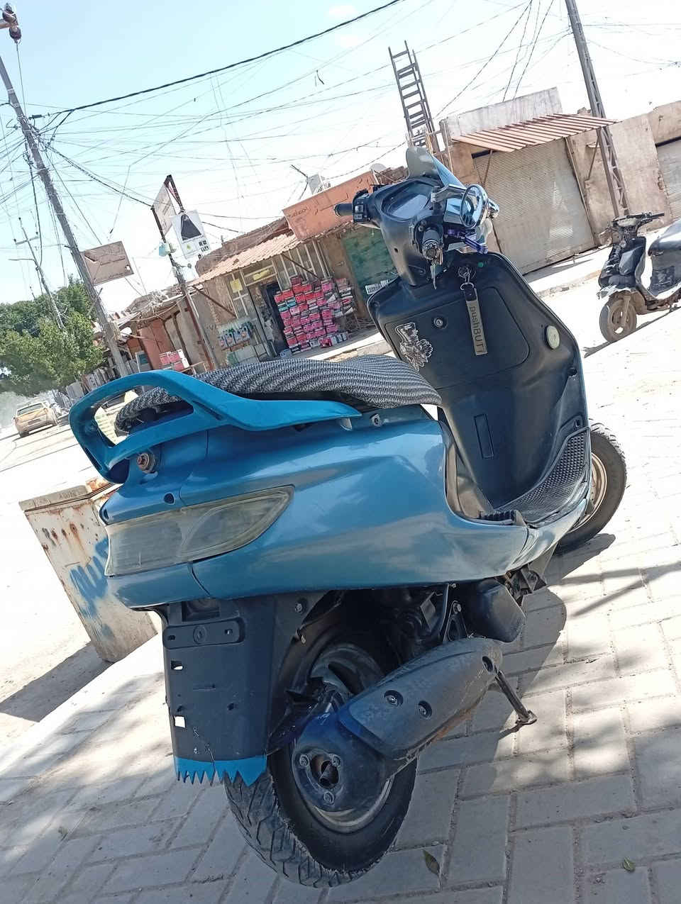 سلام عليكم دراجة للبيع 500 بيها مجال مكلف بلنشر هاذا رقم راعيها *********** مكان شامية
