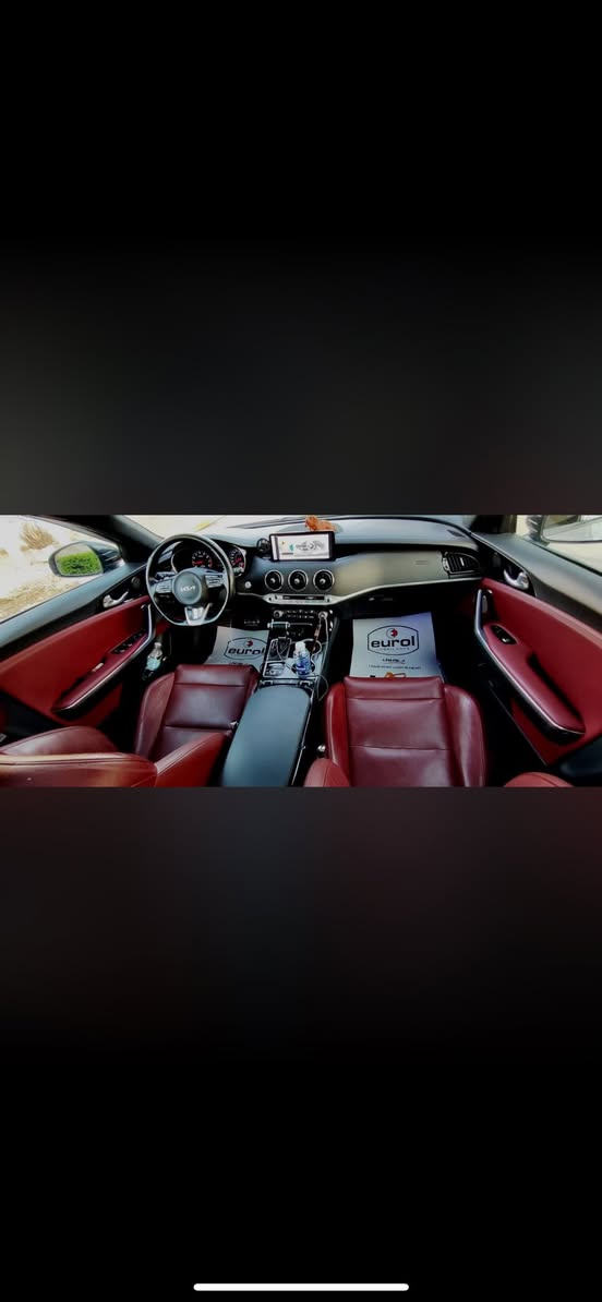 سلام عليكم للبيع كيا ستينجر ٢٠٢٢ محرك أربع سلندر ٢.٥ توربو موديل ٢٠٢٢ gt line مكان سيا ره دهوك  رقم دهوك سعر سياره68$ ورقه و بيها مجال رقم تليفون***********كورك
***********زين
