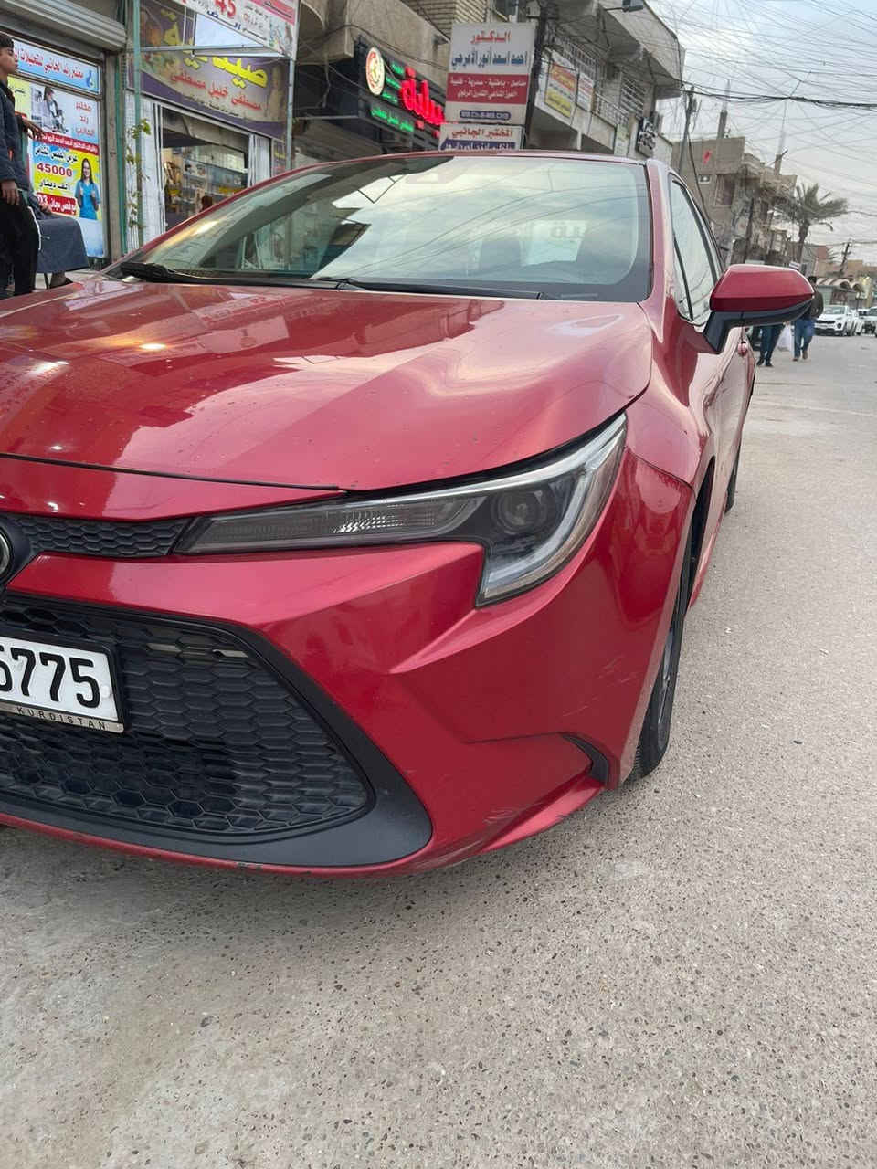 السلام عليكم 
للبيع كورلا 2020 وارد امريكي 
محرك 1800 
حادث جاملغ امامي وبنيد سرقه مثل ماموضح بصور الحادث 
ماشية 140 كيلو 
هزه ورقم جديد الحد شهر العاشر تحويل مباشر رقم سليمانية دولي 
السياره كامله بدون اي نقص 
گير محرك حدادية كهربائيات تبريد كله شغالي بلادي 
السعر 145 وبيها مجال 
العنوان بغداد الزعفرانيه اسواق مريم 

للستفسار

*********** بغداد, العراق
