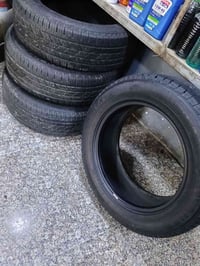 تايرات مستخدمه شهرين اخو الجديد بعدهن  قياس 18R 60 235 كوري  انتاج 202...