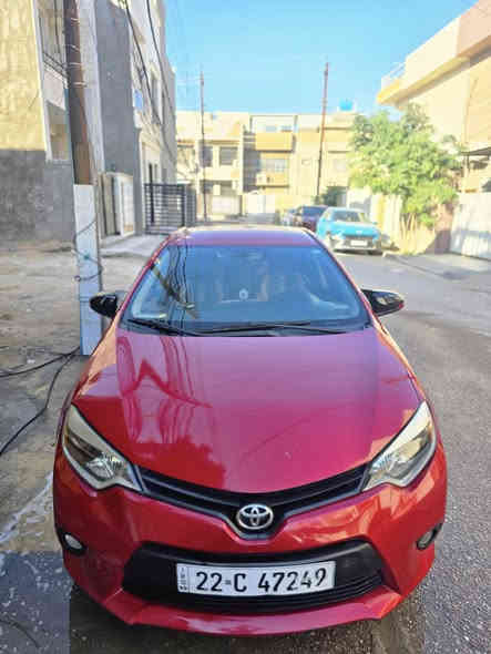 السلام عليكم: كورلا أمريكي موديل 2016 فئه Le رقم اربيل باسمي ماشيه 155m مكينه 1800 حادثة بامريكا جامع وبنيد  وبالعراق صار بيه جاملغ الامامي رش نص جاملغ بدون دواخل سياره خير من الله مناقصها ايي شي السعر 128 وبيه مجال بسيط ان شاءالله 
*********** بغداد السيديه
