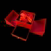 بوكس قلب أحمر • درج سري • ١٣×١٣×١٠ سم