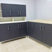 كاونتر • خشب MDF • الرمادي
