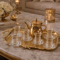استكانات ٦ • مواعين ٦ • صينية لوك
