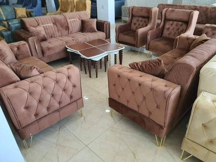 عرض خاص  خلال اسبوع فقط 

السعر 400 الف فقط

صنع عراقي  
أحدث التصاميم الفنية 
🖍الشغل حسب طلبكم من ناحية اختياركم الالوان وعدد المقاعد 
⭕️مواصفات العمل 
♦️اسفنج. مميز 
⭕️ الخشب مقعد مضغوط
رجل عظم عاج 

⭕️القماش 
كتان او قديفه 

❇️قياسات القنفات ❇️

العرض 75
190سم  القنفه الكبيرة ام ثلاث مقاعد 
150 سم القنفه الوسط ام مقعدين 
75 سم  الكرسي. 
🌹🌹🌹🌹
جميع الالوان متوفره
توصيل داخل بغداد مجاني أطراف 15

التوصيل  سريع 
للحجز ارسل
 الصورة 
والاسم 
ورقمين موبايل 
والعنوان
على الخاص

تخم ويا 4كوشات فقط 
توصيل لجميع محافظات العراق باأنسب الاسعار


**إذا كنت صاحب هذا الإعلان وتريد حذفه لأي سبب، رجاءا أرسل رسالة إلى الدعم الفني**