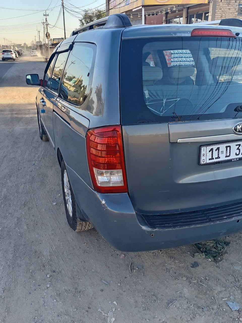 السلام عليكم ورحمة الله
كيا سيدونا للبيع الموديل 2008  وارد أمريكي رقم بغداد أنكليزي جديد هزة و سنوية جدد السيارة بيها البنيد مبدل بدون حادث و الچنطة هم مبدلة السيارة مصبوغة حزام
السيارة گير و محرك خير من الله
تبريد جاهز
السيارة معروضة ب 128
العنوان الديوانية قضاء الشامية 
للأستفسار
*********** أو ***********
