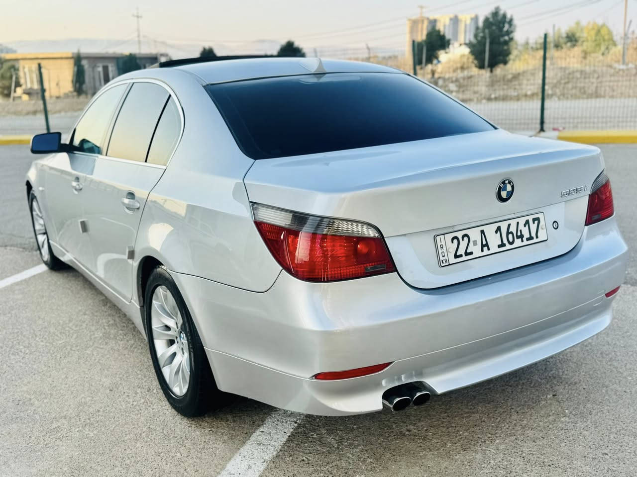‏BMW 525i 2007
بيئيم مؤديل 2007 فول مواسفات 
مه كينه 25 ده بل ديجيتال نؤزل كورت مه كينه مه رغوب
ره قه م هه ولير ته حويل ئه سلى زه مان
گيرو مه كينه ى به شه رت زؤر مه زبوته 
يه ك چه مه له خي بيشه وه په مپه  بئ ناوگرتن و بئ ئيرباگ
زور جوان ماوه ته وه و نمونه يه له جوانيدا
مواسفات
(- گير ئؤتؤ ماتيك-سلايد -بصمه  - كوشن هيته ر - كوشن كاره باى - شاشه - ماوس - ڤؤليؤم - تحديد سورعه - لايت ليد - زور مواسفاتى تر )
چوار تايه و ويلى لؤكى بؤ به ستراوه بئ مه سروفه
ته حويل و غه رامه به شه رت به ناوي خومه وه يه 
::: گير و مه كينه و كاره باى و هه موو گيانى به شه رت :::

شوين: سليمانى
سعر: 117$
مؤبايل:***********
           
  

                                                   BMW 525i 2007 
بيئم 525 موديل 2007 فول مواصفات 
محرك ٢٥ دبل ديجيتال  نوزل قصير مرخوب 
رقم اربيل اصلي زمان انتربول 
گير محرك بشرط  بدون عيب 
جاملخ امامي  كلير بدون صرب 
سياره حيل حلوه  علا وصع شريكه 
( گير اوتوماتيك - كشن تتفئه - فتحه -بصمه -حساس - كشن كهربا - شاشه - ماوص - فوليوم - تحديد سورعه - زينون ) 
٤ تايرات مع ويل شادين جديده 
سنويه بسمي 
تحويل و غرامه شرط نفس يوم 
سعر / 117$
مكان / سليمانيه 
هاتف / ***********
