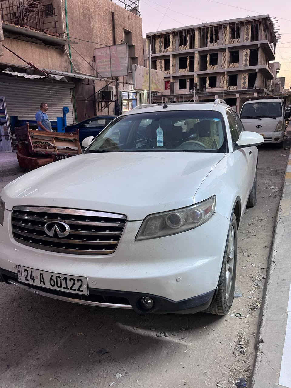 انفنتي FX 35
ياباني موديل 2007
مكينه (6) 3600     4X4
نضام سبورت
منضومه زنون اصليه
بانوراما سلايد روم
كشنات تدفئا +تحكم كهرباءتخم تايرات    جدد
شرط السبير مانازل 
مكينه او كير مكفولات 
رقم دهوك جديد سنويه لل2029 بسمي 
تبريد ثلج خير من الله 
حماوه ماكو 
نضافتهة 95
الون ابيض صدفي 
مري شفط  الدعاميه الخلفيه ول اماميه مطخطخات اومصبوغه جاهزه 
فول موصفات 
(شرط التحويل )
العنوان بغداد  الوزيريه
السعر 120وبيه مجال 
***********/***********
