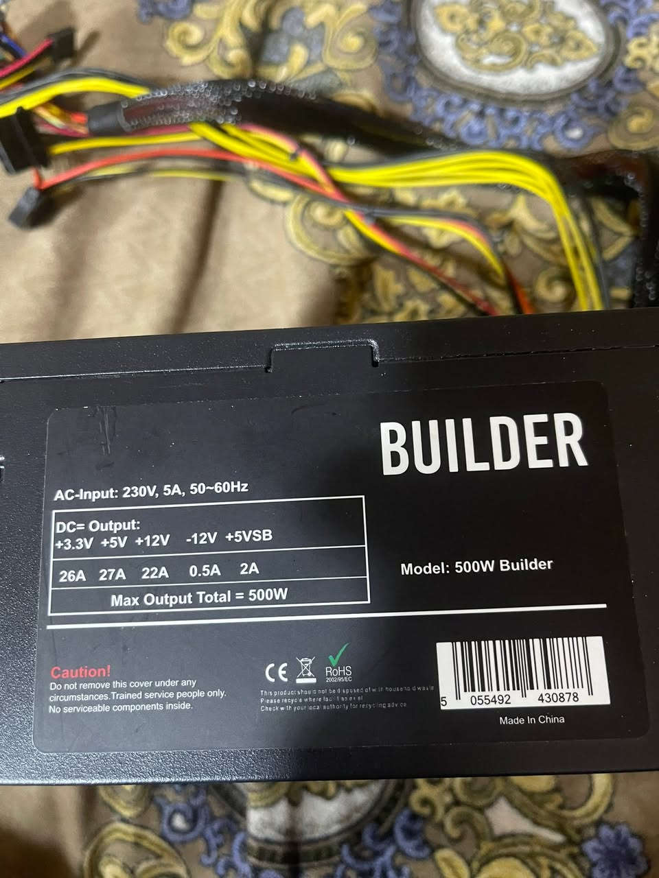 بور 500Wللبيع
بي ضمان اسبوع 
السعر 40الف


**إذا كنت صاحب هذا الإعلان وتريد حذفه لأي سبب، رجاءا أرسل رسالة إلى الدعم الفني**