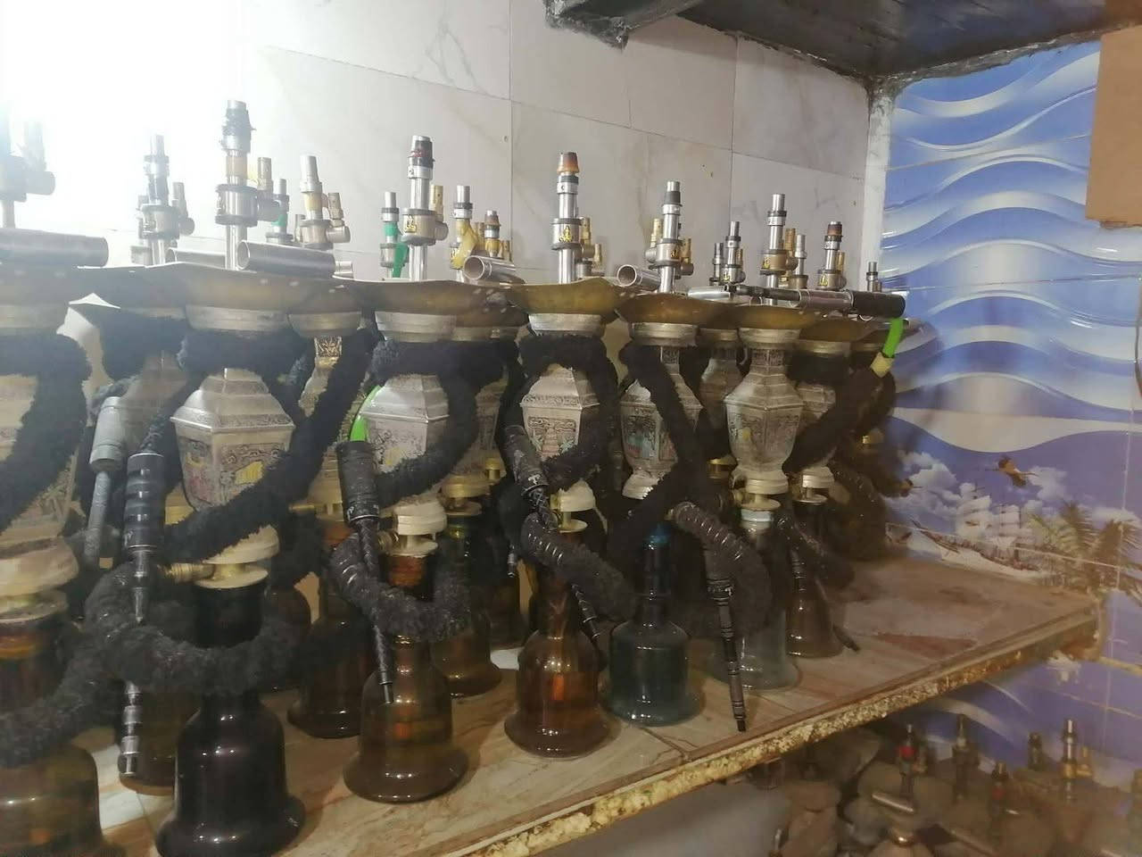 نراكيل طه 30قطعة سعر القطعة 45 الف للتواصل واتساب ***********
