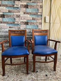 كراسي عدد 2 خشب صاج زان اصلي  75 الف مدينة الصدر 07760992937 واتساب مو...