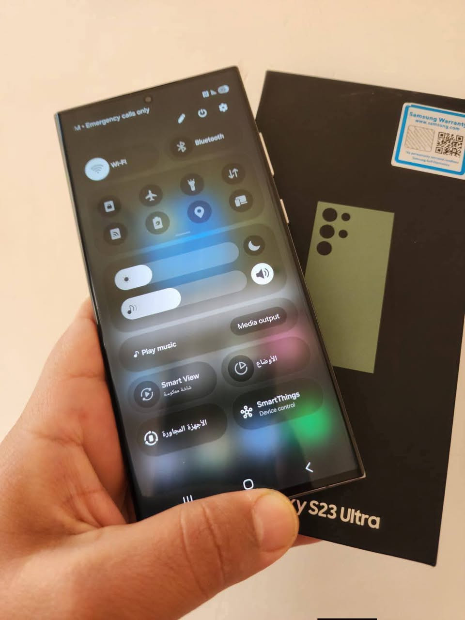 سامسونج S 23  الترا  زيتوني 

دبل شريحه خطين 

نسخه امريكيه 

نظافة 💯 ب 💯 ولا شخط بي 

اذكره 512 

رام 12+12=24 

ملحقاته كامله كارتونه مطابقه 

للبيع فقط مكاني بابل 

توصيل ماكو 

سعره 750 

اتصال فقط 

***********
