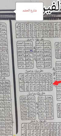 ١٠٠م • واجهة ٨م • شارع الحشد