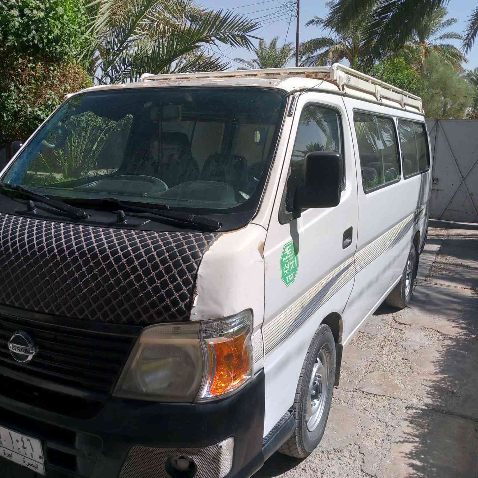 سلام عليكم مكلف بل نشر نيسان يورفان 2009 رقم بصره مشروع وطني شرط التحويل كير محرك كفاله  مكان السياره ديالى المقداديه وباقي التفاصيل على الرقم ***********
